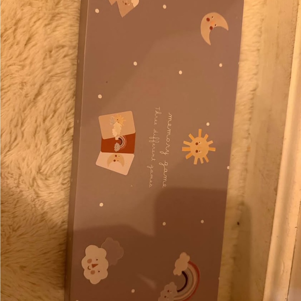 Children's Memory Game Box